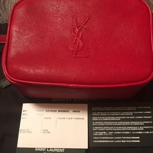 Ysl Belt Bag In Red